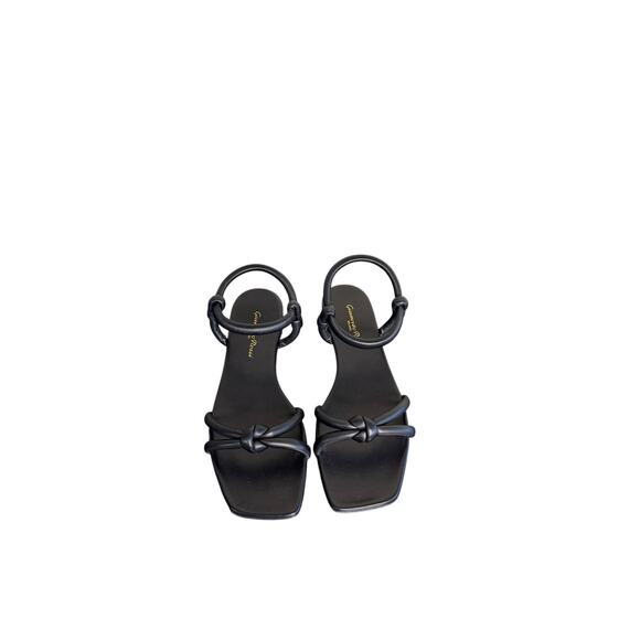 Gianvito Rossi NIB Juno 05 Flat Sandals in Black Size 39 - Picture 3 of 10